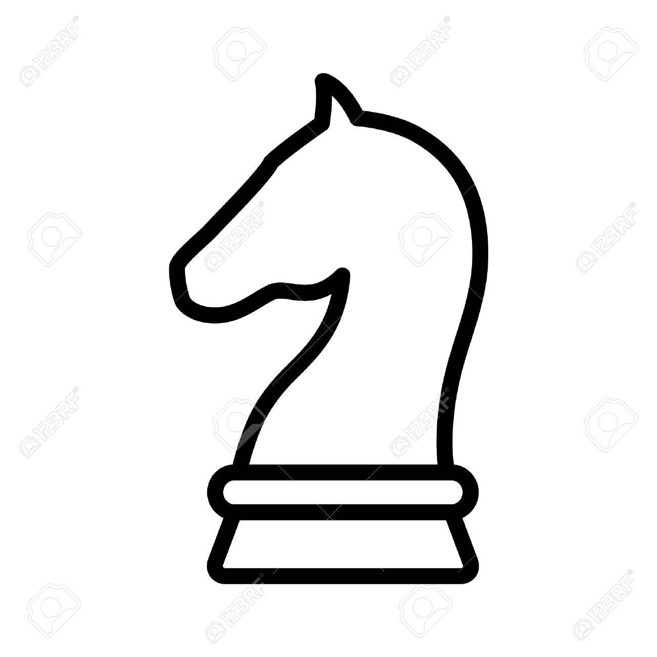 A knight chess piece